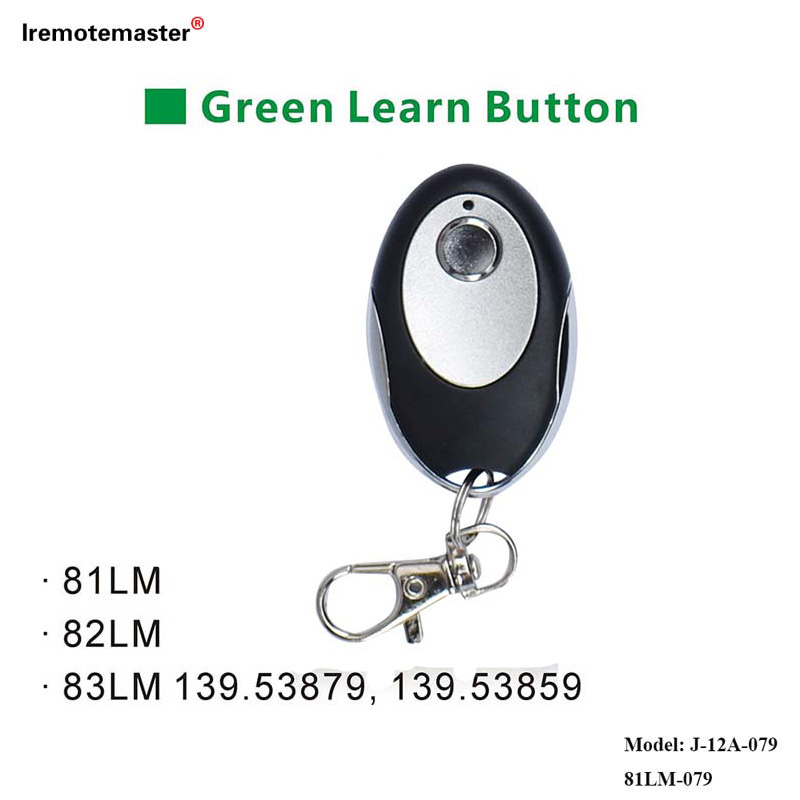 Pro 81LM 82LM 83LM Green Learn Button 390MHz Dálková výměna dveří brány